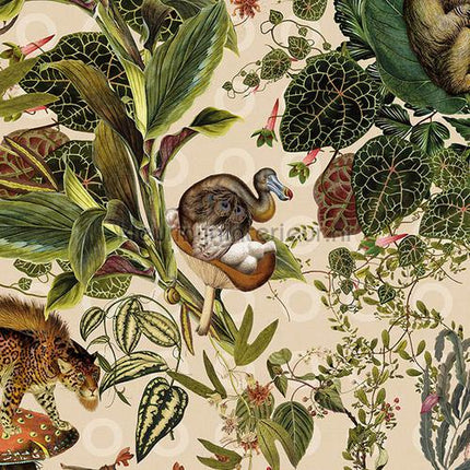 Arte Moooi Wallcovering Extinct Animals mo2072 | Bestellen bij https://www.kleurmijninterieur.nl/