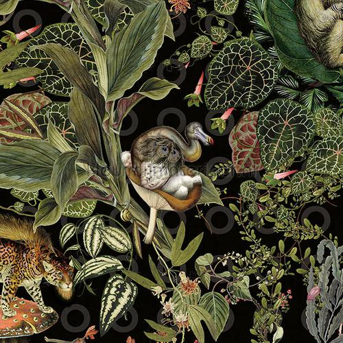 Arte Moooi Wallcovering Extinct Animals mo2071 | Bestellen bij https://www.kleurmijninterieur.nl/