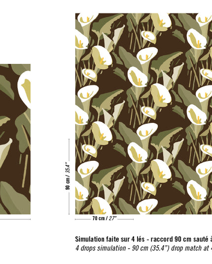 TP 304 03 Elitis Flower power Arum
