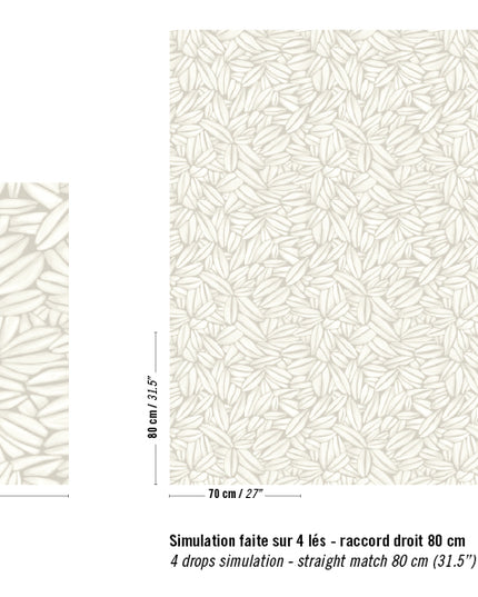 TP 301 01 Elitis Flower power Succulente