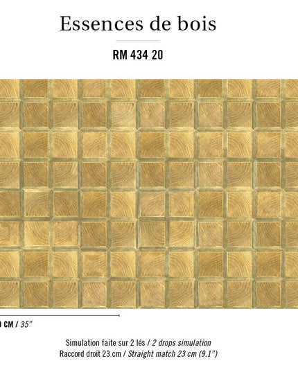 RM 434 20 Elitis Essences de Bois Caissa