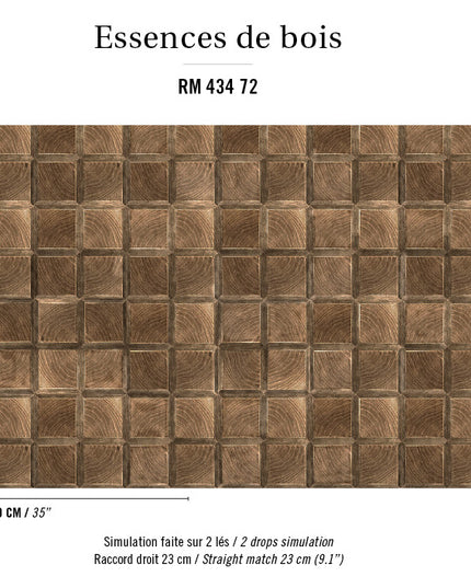 RM 434 72 Elitis Essences de Bois Caissa