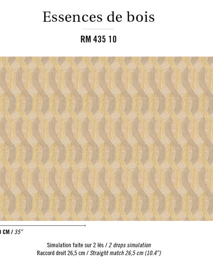RM 435 10 Elitis Essences de Bois Nappées