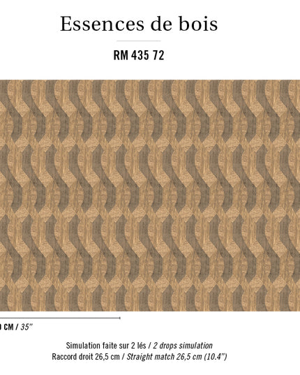 RM 435 72 Elitis Essences de Bois Nappées