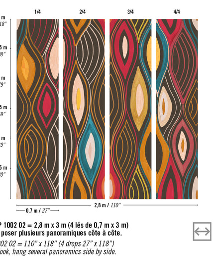VP 1002 02 Elitis Cordes Sensibles x Veronique de Soultrait Arabesque Un toucher de glamour