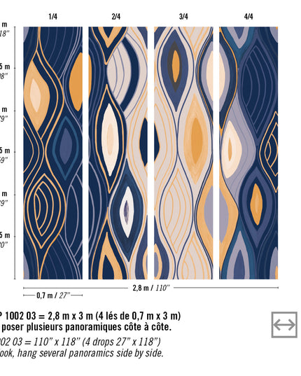 VP 1002 03 Elitis Cordes Sensibles x Veronique de Soultrait Arabesque À cordes déployées