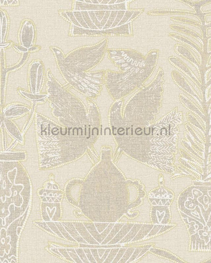 Elitis Lins brodes VP 954 01 | Bestellen bij https://www.kleurmijninterieur.nl/