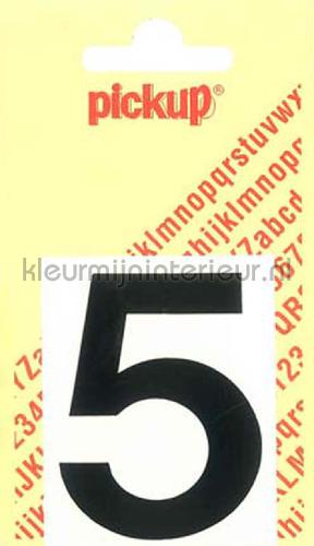 Pick-up Basic Letters en Cijfers 5-zwart | Bestellen bij https://www.kleurmijninterieur.nl/