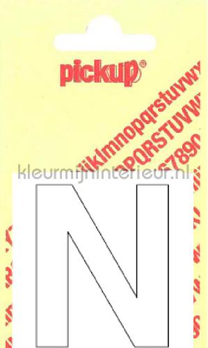 Pick-up Basic Letters en Cijfers n-wit | Bestellen bij https://www.kleurmijninterieur.nl/