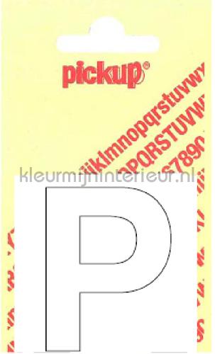 Pick-up Basic Letters en Cijfers p-wit | Bestellen bij https://www.kleurmijninterieur.nl/