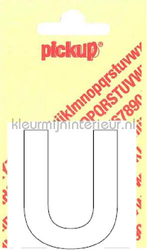 Pick-up Basic Letters en Cijfers u-wit | Bestellen bij https://www.kleurmijninterieur.nl/