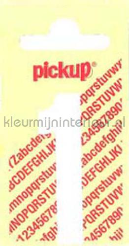 Pick-up Rechte Letters en Cijfers 1-wit | Bestellen bij https://www.kleurmijninterieur.nl/