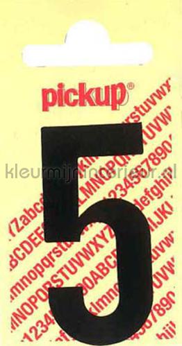 Pick-up Rechte Letters en Cijfers 5-zwart | Bestellen bij https://www.kleurmijninterieur.nl/