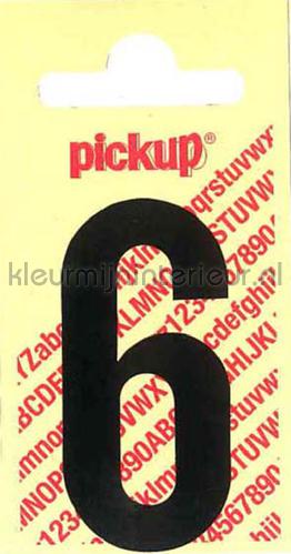 Pick-up Rechte Letters en Cijfers 6-zwart | Bestellen bij https://www.kleurmijninterieur.nl/