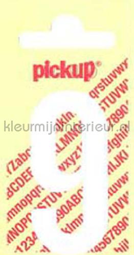 Pick-up Rechte Letters en Cijfers 9-wit | Bestellen bij https://www.kleurmijninterieur.nl/