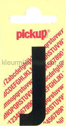 Pick-up Rechte Letters en Cijfers j-zwart | Bestellen bij https://www.kleurmijninterieur.nl/