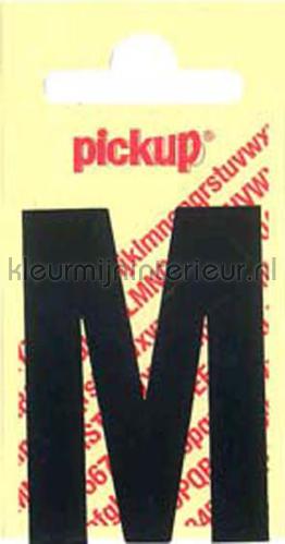 Pick-up Rechte Letters en Cijfers m-zwart | Bestellen bij https://www.kleurmijninterieur.nl/