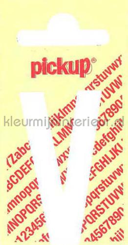 Pick-up Rechte Letters en Cijfers v-wit | Bestellen bij https://www.kleurmijninterieur.nl/