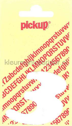 Pick-up Sierlijke Letters en Cijfers 3-wit | Bestellen bij https://www.kleurmijninterieur.nl/