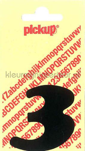Pick-up Sierlijke Letters en Cijfers 3-zwart | Bestellen bij https://www.kleurmijninterieur.nl/