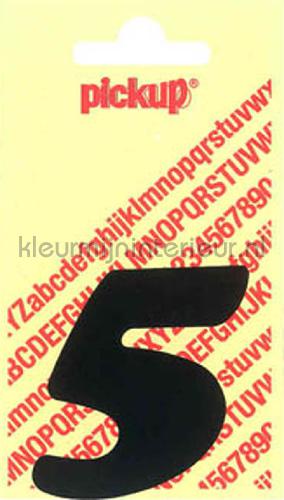 Pick-up Sierlijke Letters en Cijfers 5-zwart | Bestellen bij https://www.kleurmijninterieur.nl/