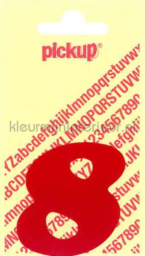 Pick-up Sierlijke Letters en Cijfers 8-rood | Bestellen bij https://www.kleurmijninterieur.nl/