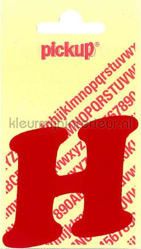 Pick-up Sierlijke Letters en Cijfers h-rood | Bestellen bij https://www.kleurmijninterieur.nl/