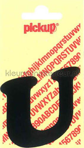 Pick-up Sierlijke Letters en Cijfers u-zwart | Bestellen bij https://www.kleurmijninterieur.nl/