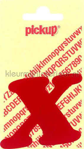 Pick-up Sierlijke Letters en Cijfers x-rood | Bestellen bij https://www.kleurmijninterieur.nl/