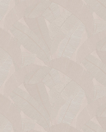 RIC202 Masureel Serica Banyan - Dit behang is uitgevoerd in zachte beige en lichtzilver tinten die samen een subtiel