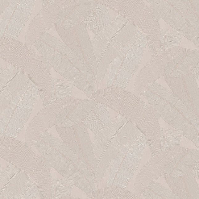RIC202 Masureel Serica Banyan - Dit behang is uitgevoerd in zachte beige en lichtzilver tinten die samen een subtiel
