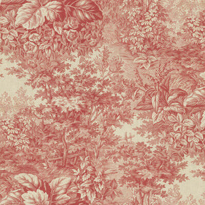 S10401 Sandberg Tidlosa Forest Toile Red