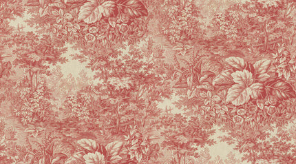 S10401 Sandberg Tidlosa Forest Toile Red