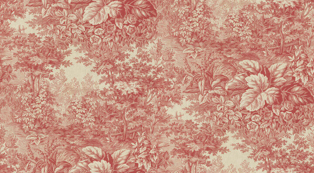 S10401 Sandberg Tidlosa Forest Toile Red