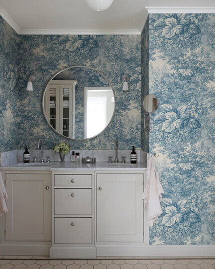 S10402 Sandberg Tidlosa Forest Toile Blue