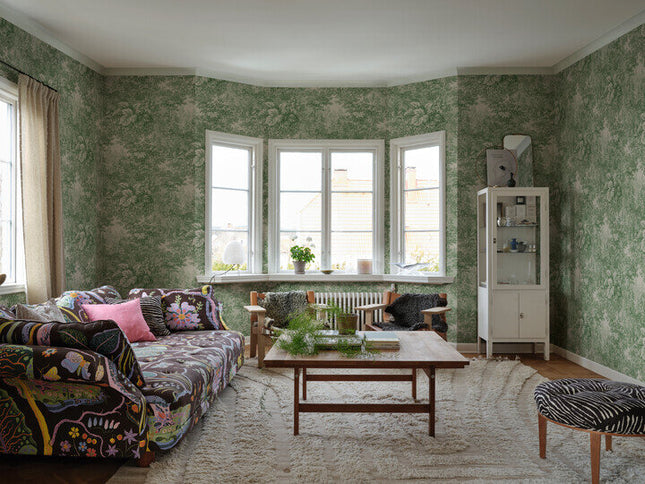 S10403 Sandberg Tidlosa Forest Toile Green