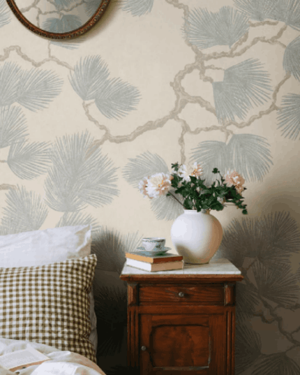 Kleur_Mijn_Interieur_Sandberg_EttHemOland_PineMural_MistyBlue_S10489_Detailshot