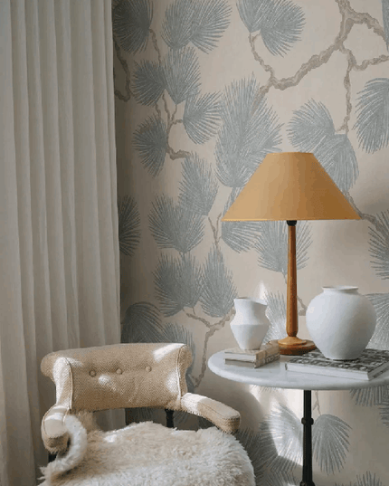 Kleur_Mijn_Interieur_Sandberg_EttHemOland_PineMural_MistyBlue_S10489_Roomshot