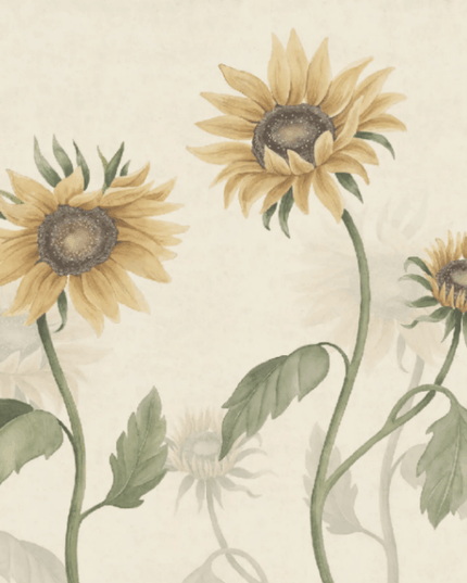 Kleur_Mijn_Interieur_Sandberg_EttHemOland_Sunflowers_Yellow_S10527