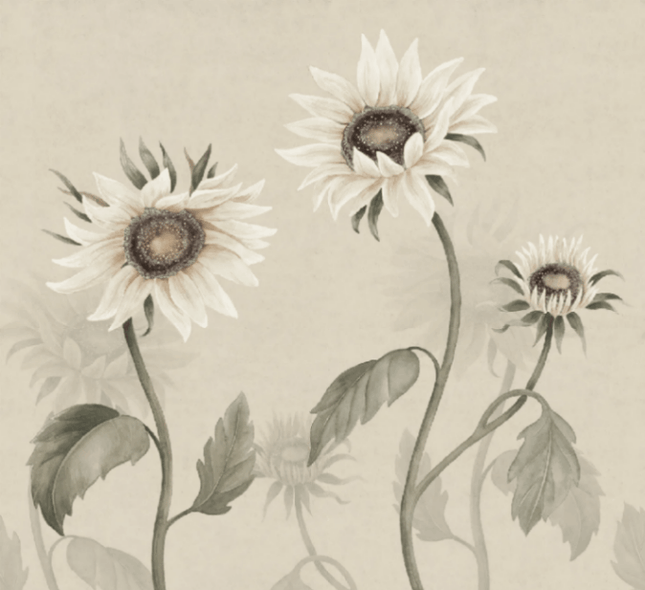 Kleur_Mijn_Interieur_Sandberg_EttHemOland_Sunflowers_White_S10529