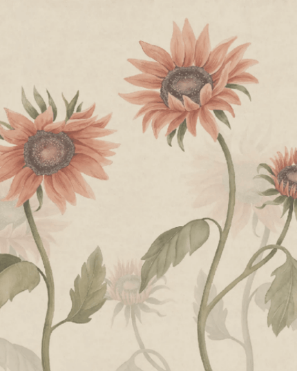Kleur_Mijn_Interieur_Sandberg_EttHemOland_Sunflowers_Peach_S10528