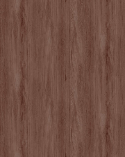 TRA302 Masureel Traces Sugi - Dit behang is opgebouwd uit verschillende tinten warm bruin met subtiele accenten van dieprood en lichtbeige voor een natuurlijke houtlook.