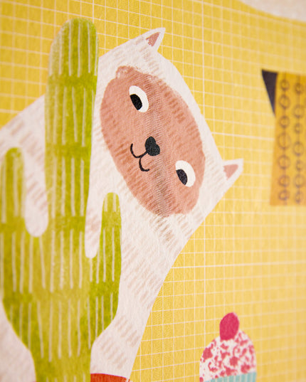 WGU50113W Dutch Wallcoverings When i grow up Kitten Kaboodle