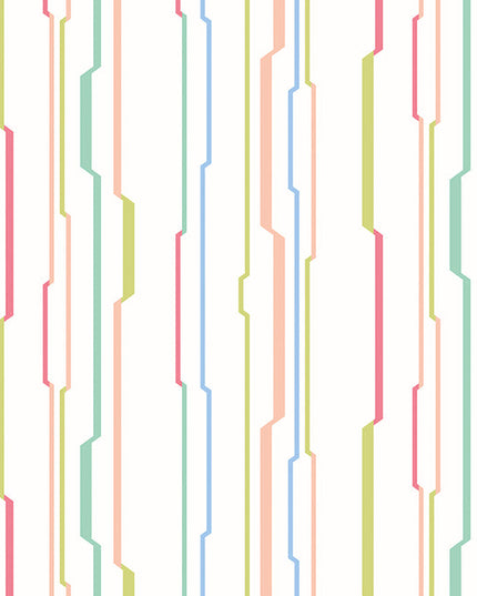 WGU50115W Dutch Wallcoverings When i grow up Wibble Wobble - Dit behang is licht en fris met een subtiel patroon van roze