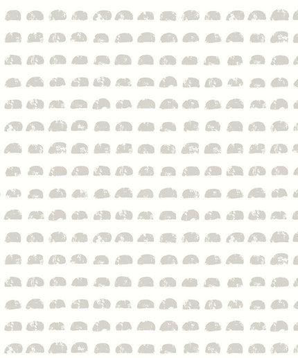 WGU50123W Dutch Wallcoverings When i grow up Hay Bale - Dit behang is subtiel van kleur met lichte grijstinten op een zachte