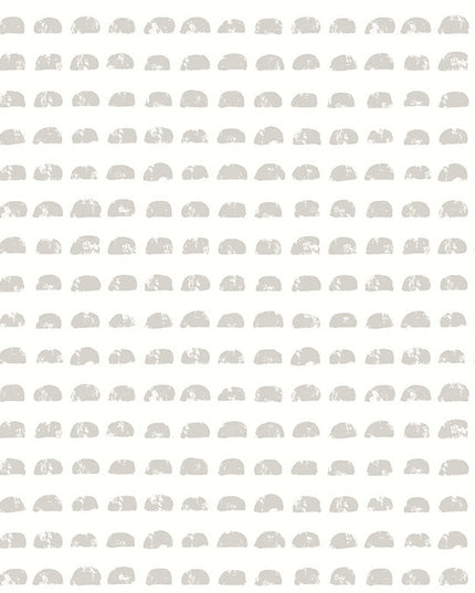 WGU50123W Dutch Wallcoverings When i grow up Hay Bale - Dit behang is subtiel van kleur met lichte grijstinten op een zachte