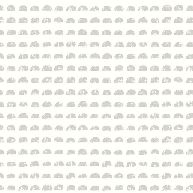 WGU50123W Dutch Wallcoverings When i grow up Hay Bale - Dit behang is subtiel van kleur met lichte grijstinten op een zachte