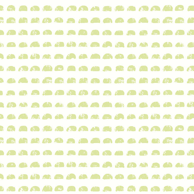 WGU50124W Dutch Wallcoverings When i grow up Hay Bale - Dit behang is opgebouwd uit een zacht lichtgroene tint gecombineerd met een off-white achtergrond