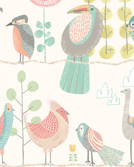 WGU50143W Dutch Wallcoverings When i grow up Honeywood Bears - Dit behang is een zachte mix van roze