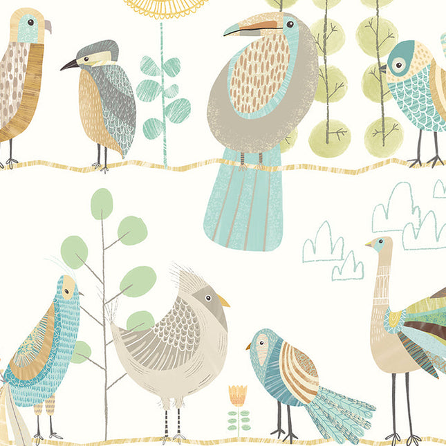 WGU50144W Dutch Wallcoverings When i grow up Honeywood Bears - Dit behang is een zachte mix van bruin